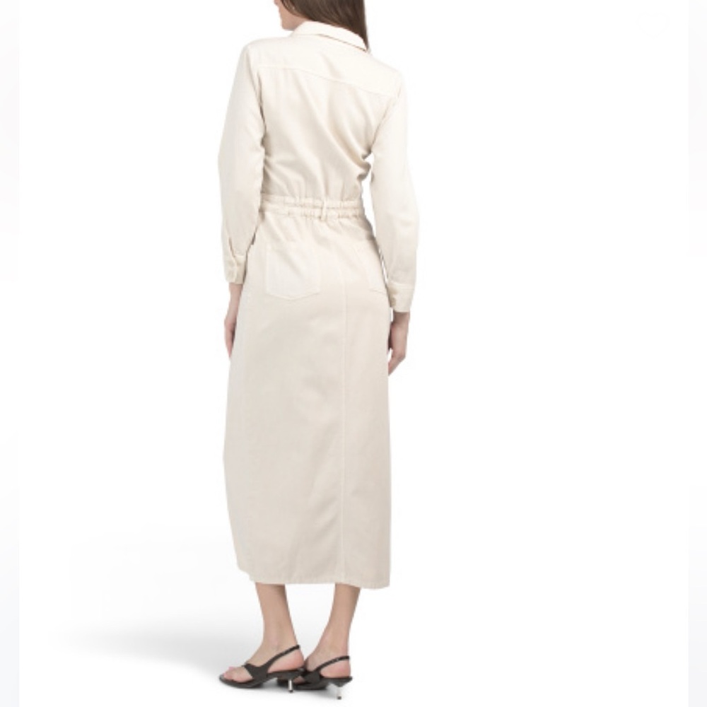 YOUNG FABULOUS & BROKE Sea Salt Benson Utility Maxi Dress - Picture 2 of 5